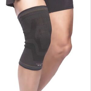NWT/Copper Fit Elite Compression Air Knee Sleeve 2-pack/Black/Size: L/XL 16"-20"